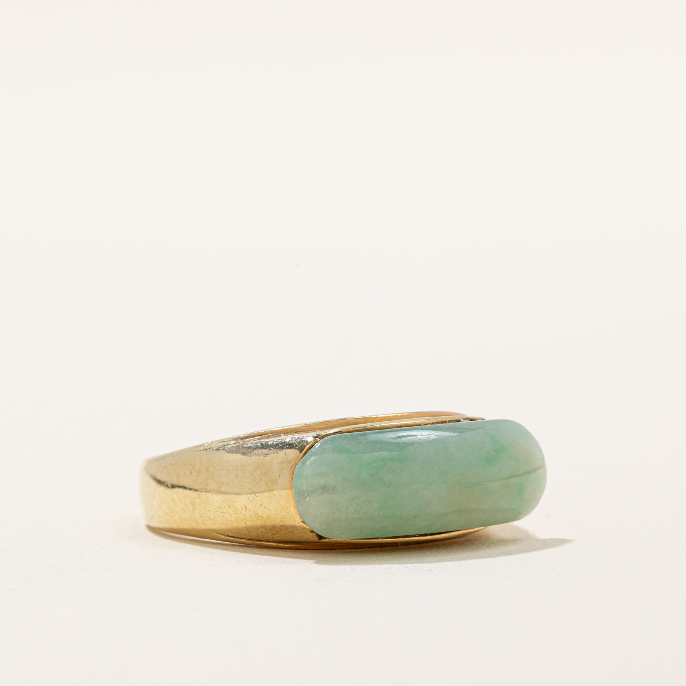 Exquisite 3.60ct Natural Jadeite Cocktail Ring - Size 7.75 - Vintage Inspired Statement Jewelry for Women - Perfect for Evening Parties, Weddings & Special Occasions