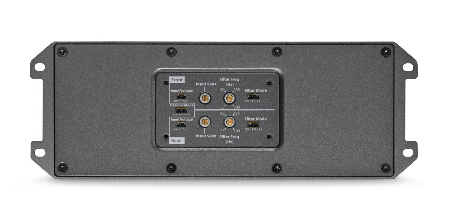 JL Audio MX280/4 4-Channel Class D Full Range Marine Amplifier - High Power Boat Audio System for Marine & Off-Road Vehicles