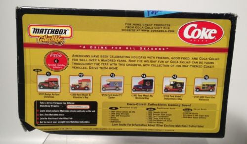 Vintage 1926 Coca-Cola Ford Model Matchbox Collectible Car - Perfect for Display, Gifts & Classic Car Enthusiasts
