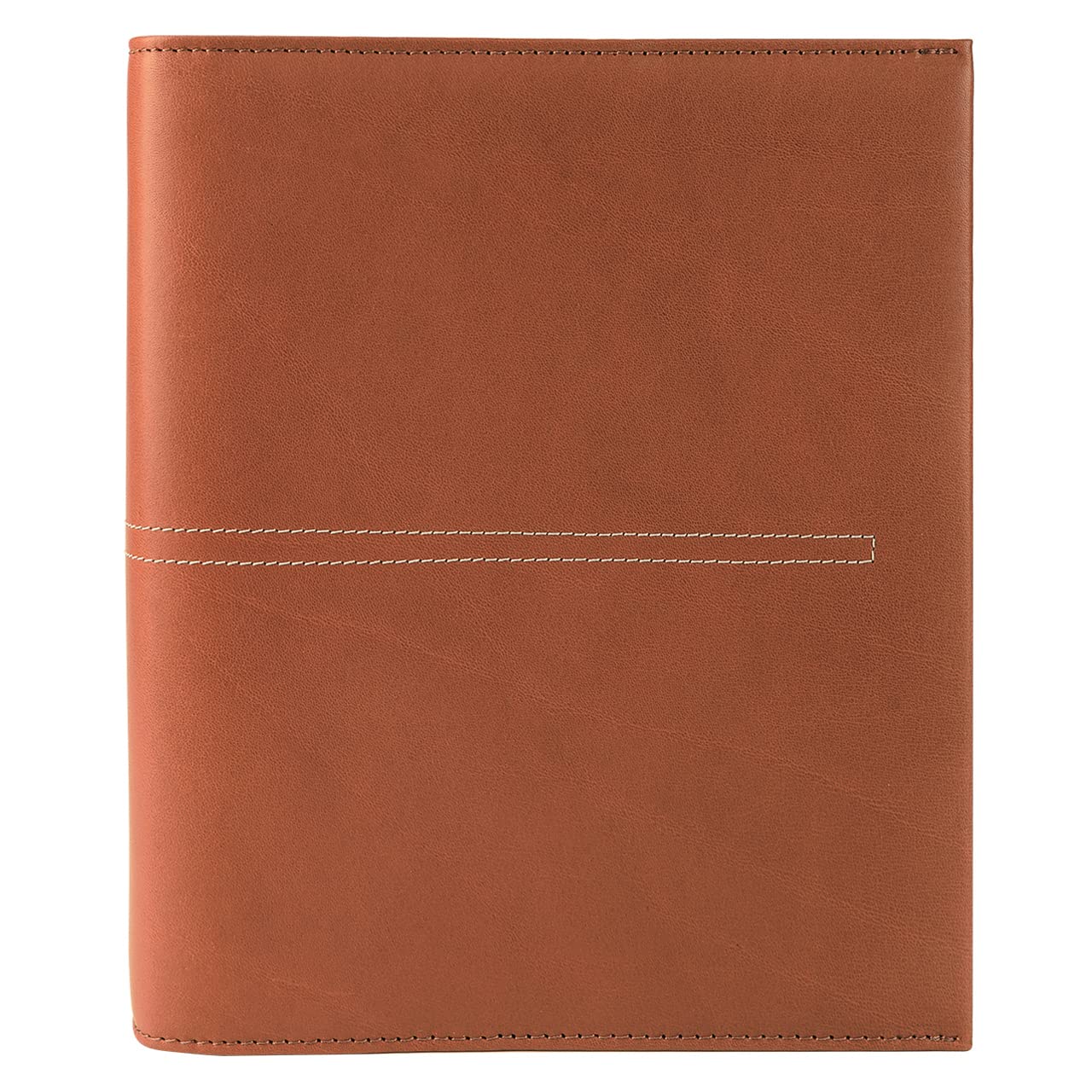 FranklinCovey Ryder Leather Open Binder - Classic Tan Executive Organizer | Premium Leather Planner for Business Professionals, Office Meetings & Daily Productivity