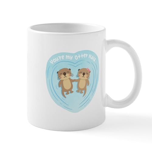 White - You Are My Otter Half Love Pun Humor Mugs