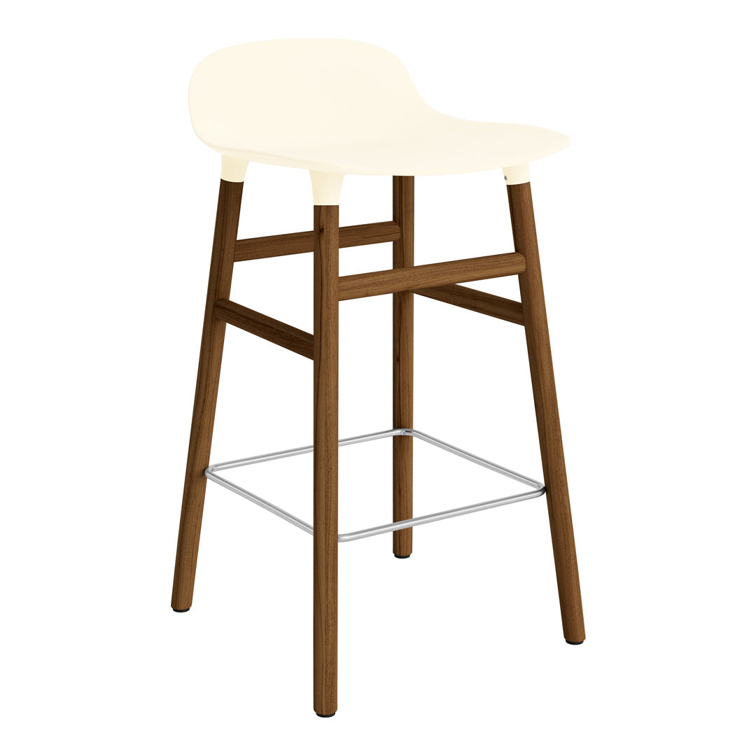 Modern Wooden Counter Stool with Sturdy Wood Legs - Perfect for Kitchen Islands, Bars, and Breakfast Nooks