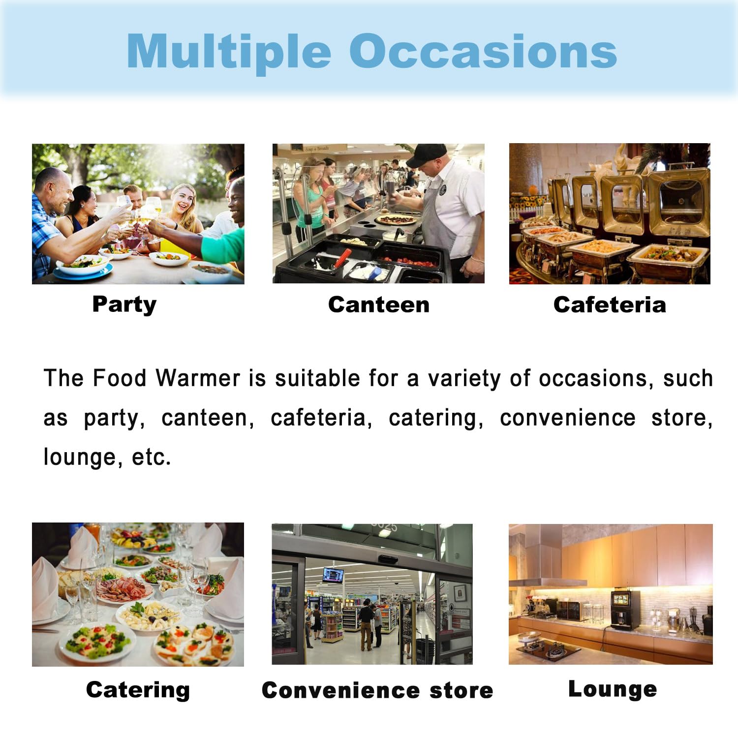 INTSUPERMAI Commercial Electric Food Warmer - 4 Stainless Steel Pots (12''x8.7''x4'') 1500W 110V Buffet Soup Heater for Catering, Restaurants & Events - Perfect for Keeping Soups, Stews & Sauces Hot at Buffets, Cafeterias & Banquets