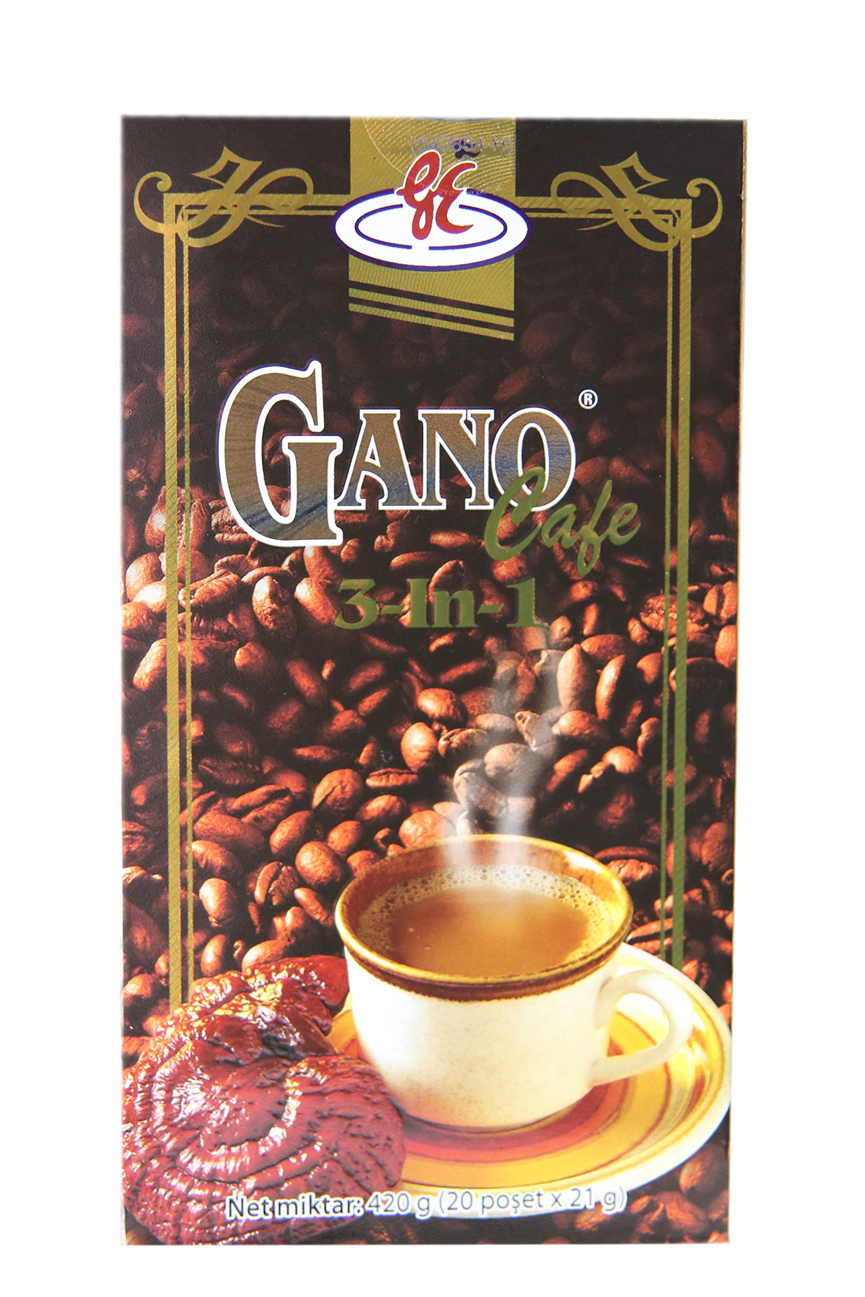 Premium GanoCafe 3-in-1 Ganoderma Coffee - 6 Boxes by GANO EXCEL INTERNATIONAL | Organic Mushroom Coffee Blend for Energy Boost & Wellness | Perfect for Morning Routine, Office Work & Healthy Lifestyle