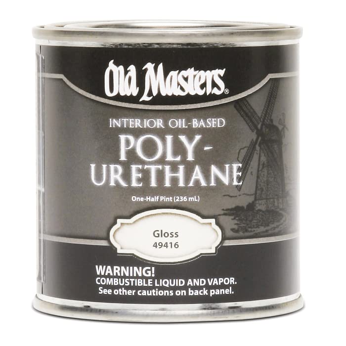 Old Masters Semi-Gloss Clear Oil-Based Polyurethane - 1 Quart (Case of 4) - Wood Floor & Furniture Protective Finish for Indoor Use