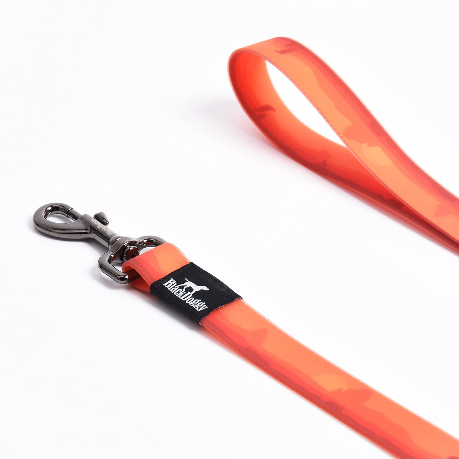 4Ft Waterproof & Odor-Free Dog Leash - Easy to Clean Pet Leash with Heavy Duty Swivel Clasp for Small, Medium & Large Dogs (Small, Orange) - Perfect for Walking, Training & Outdoor Adventures
