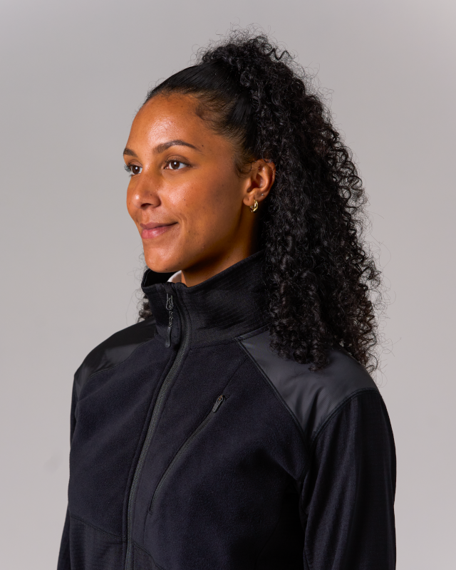 Hybrid Fleece Jacket for Men & Women - Lightweight, Warm, Water-Resistant Outdoor Jacket - Perfect for Hiking, Camping, and Winter Sports
