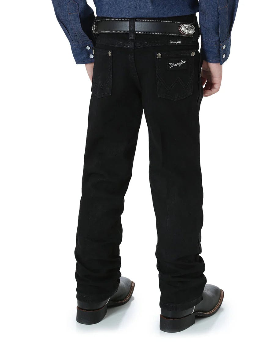 Wrangler Boys' Black Denim Jeans - Comfortable & Durable for School, Play & Everyday Wear