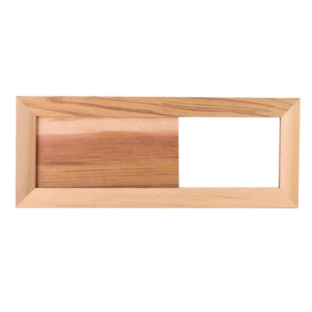 Premium Cedar Sauna Ventilation Panel with Adjustable Shutters - Sauna Room Air Vent & Inlet for Optimal Airflow - Perfect for Home Saunas, Steam Rooms, and Spa Relaxation