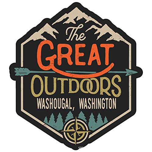 Washougal Washington The Great Outdoors 4-Inch Fridge Magnet - Perfect for Travel Memories & Home Decor
