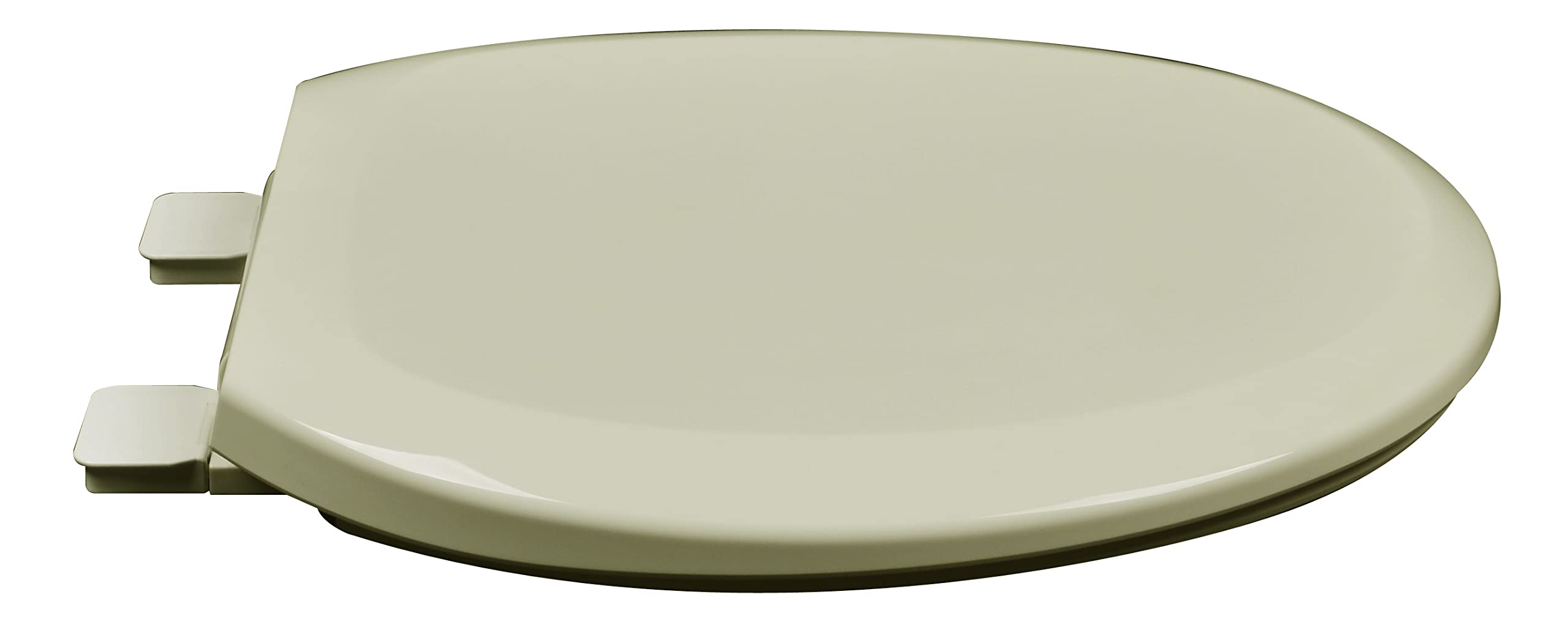 Premium Slow Close Plastic Toilet Seat with Adjustable Locking Hinges & Quick-Install Hardware - Round Bone White - Perfect for Bathroom Upgrade & Home Renovation Projects