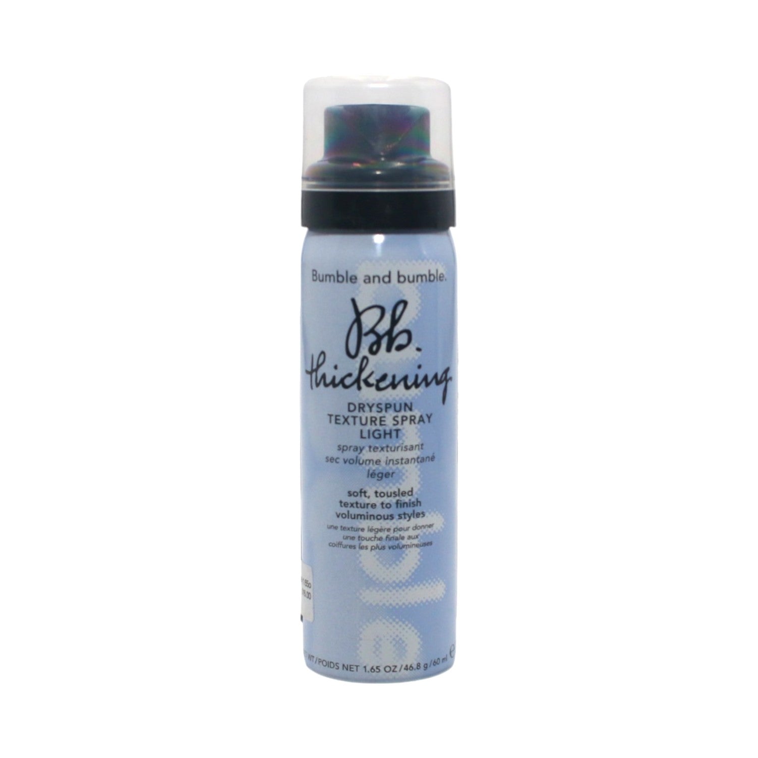 Bumble and Bumble Thickening Dryspun Texture Spray for Fine Hair - Volumizing & Texturizing Hair Styling Product (1.65 oz) - Perfect for Beach Waves, Updos & Everyday Volume Boost