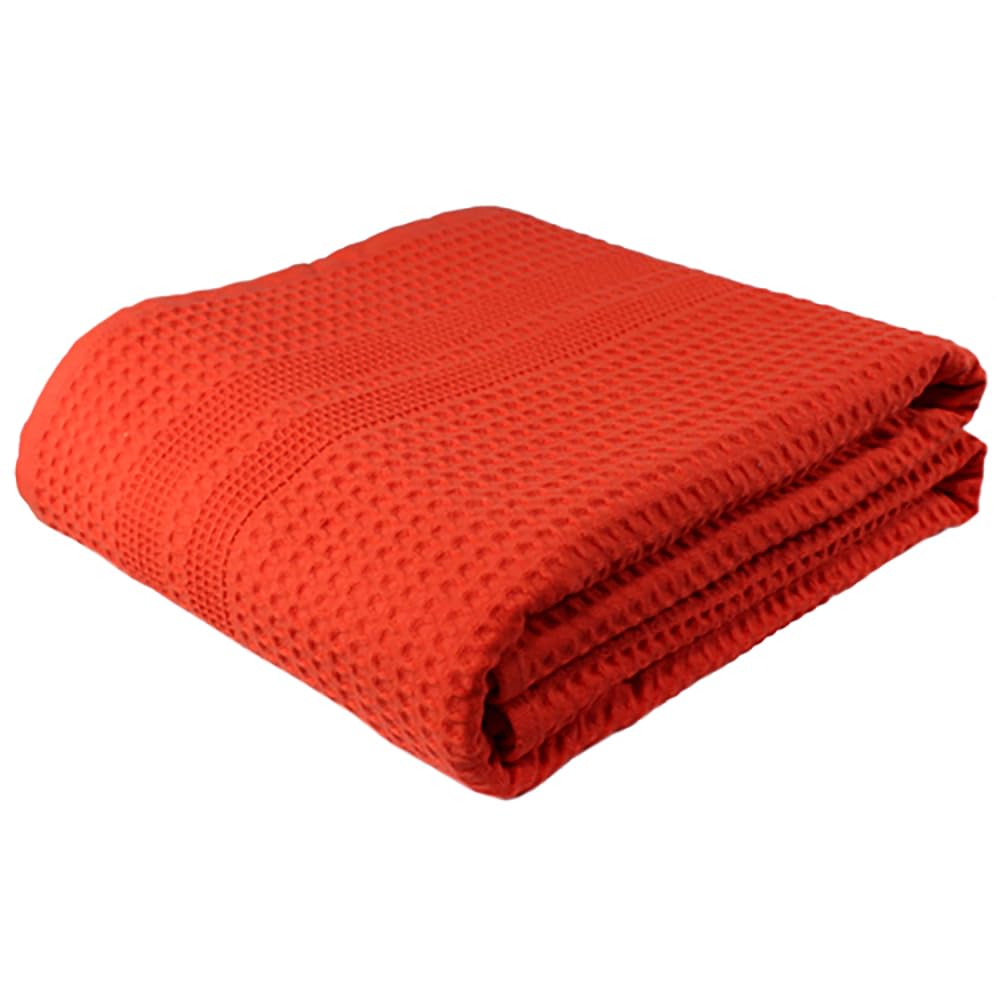GILDEN TREE Large Waffle Bath Sheet - 40x80 Oversized Quick Dry Bath Towels for Adults, Ultra Absorbent & Lightweight, Classic Style (Bright Coral) - Perfect for Spa, Beach & Luxury Bathrooms