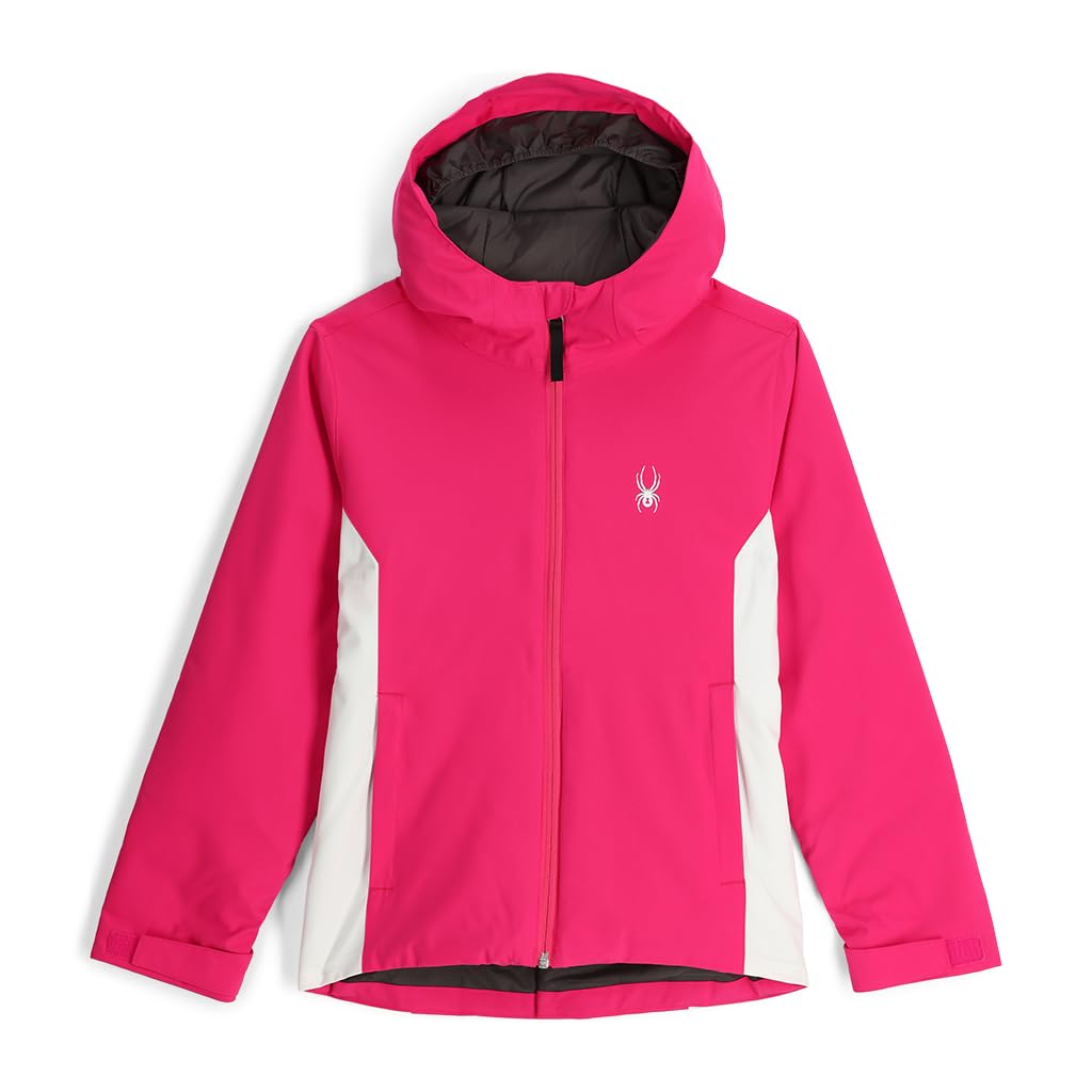 Spyder Girls Adore Insulated Ski Jacket - Waterproof Winter Jacket for Kids & Teens - Warm Snow Jacket for Skiing, Snowboarding & Outdoor Winter Activities