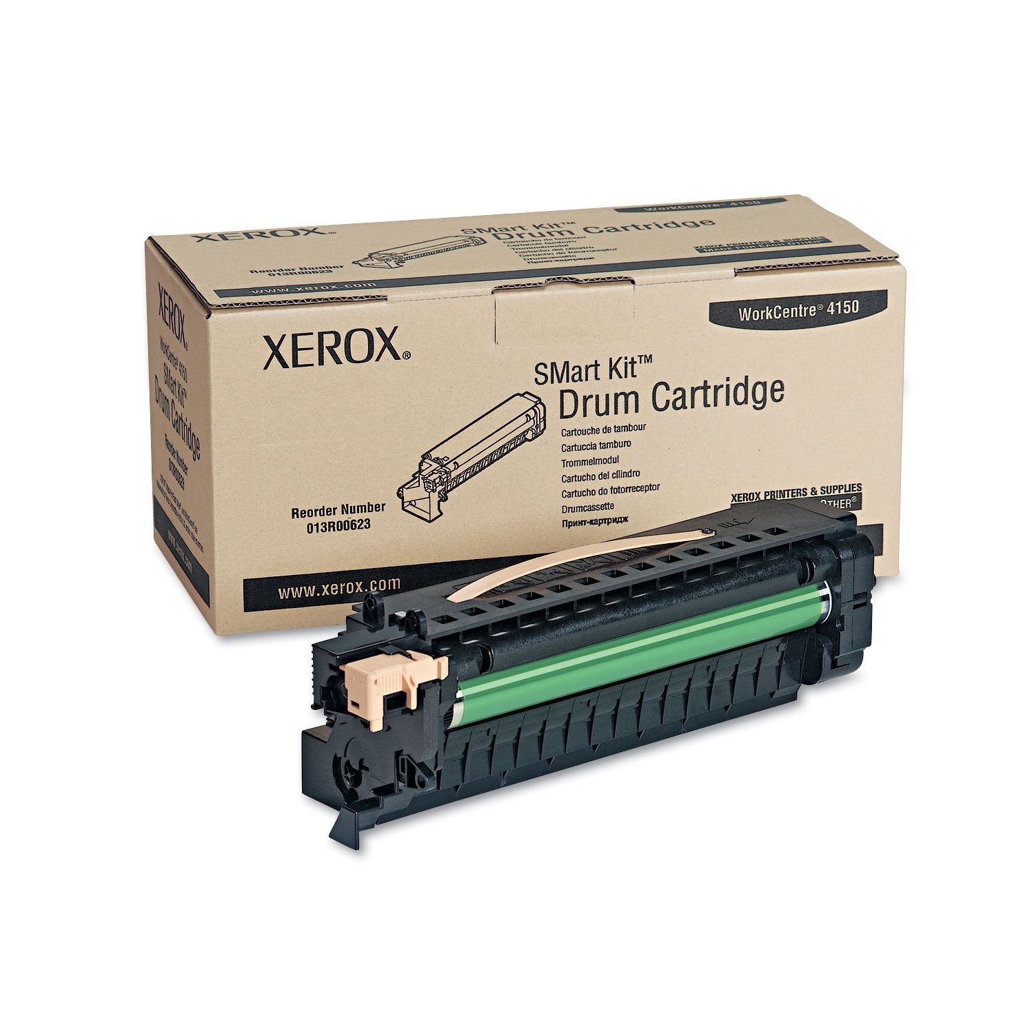 Xerox 013R00623 High-Yield Black Drum Cartridge (55,000 Pages) - Compatible with Xerox WorkCentre & Phaser Printers for Office & Home Use