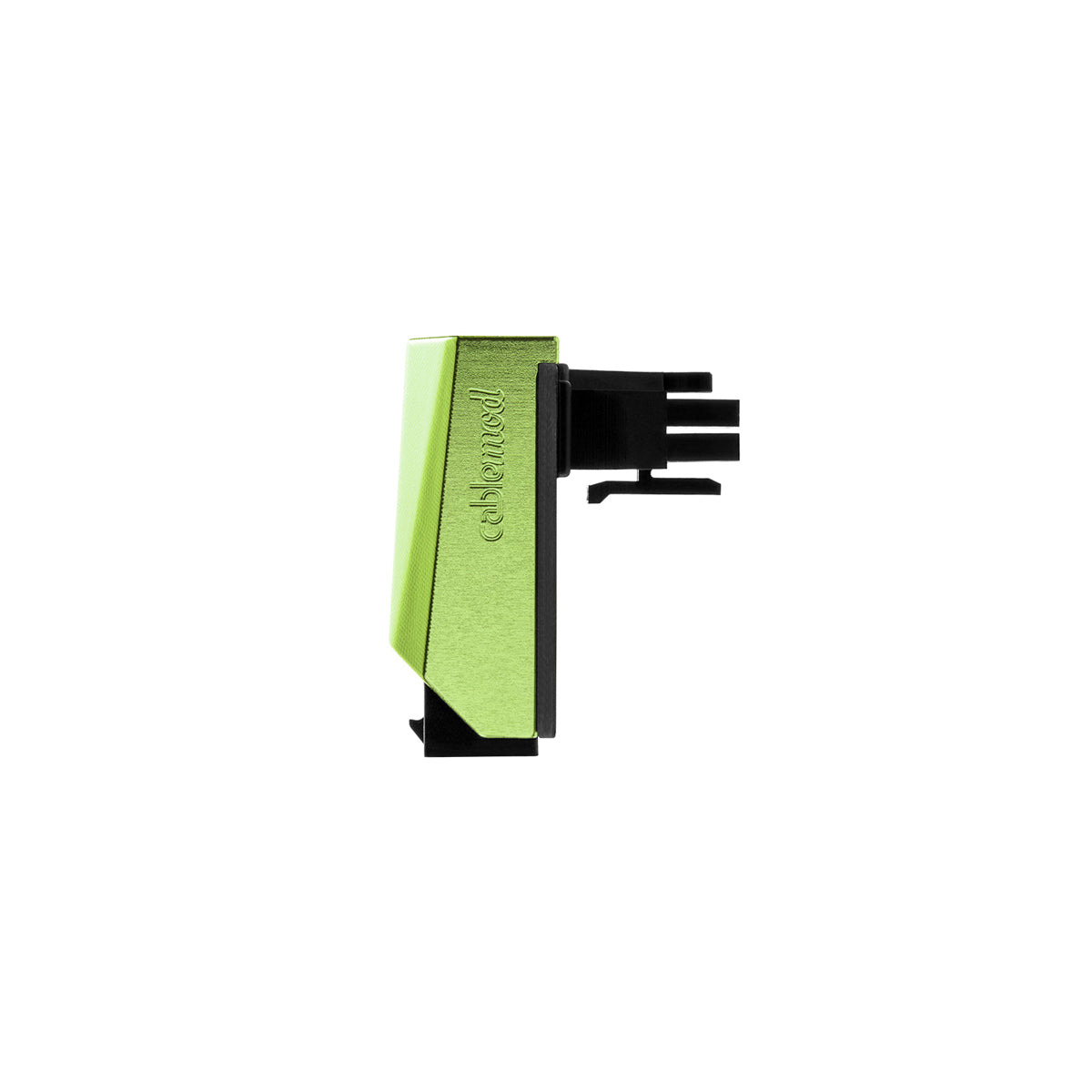 CableMod 12VHPWR 90 Degree Angled Adapter - Variant B (Green) | PCIe 5.0 Power Connector for RTX 4090/4080 GPUs | Perfect for PC Gaming & Workstation Builds