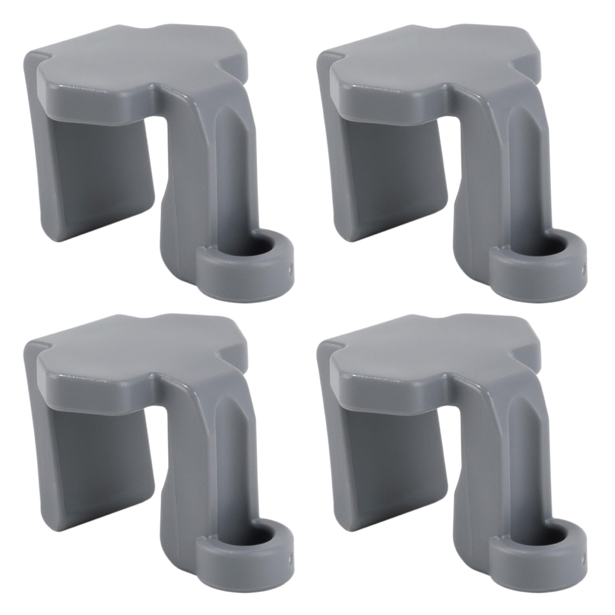 Five Oceans Boat Fender Clips - 4 Pack Heavy Duty Pontoon Boat Rail Fender Hangers for Bumpers, Square Rail Boat Fender Holders - Perfect for Dock Protection & Marine Safety (FO4685)