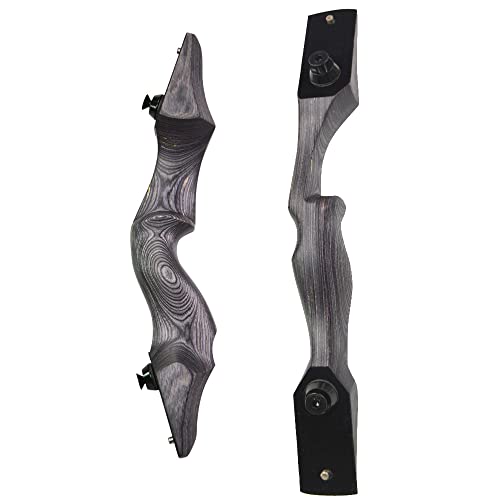 60 Inch Black Hunter Takedown Recurve Bow and Arrow Kit - 25-65 Lbs Wooden Traditional Longbow for Hunting, Target Practice & Outdoor Sports | Right/Left Hand Options | Perfect for Beginners & Archers