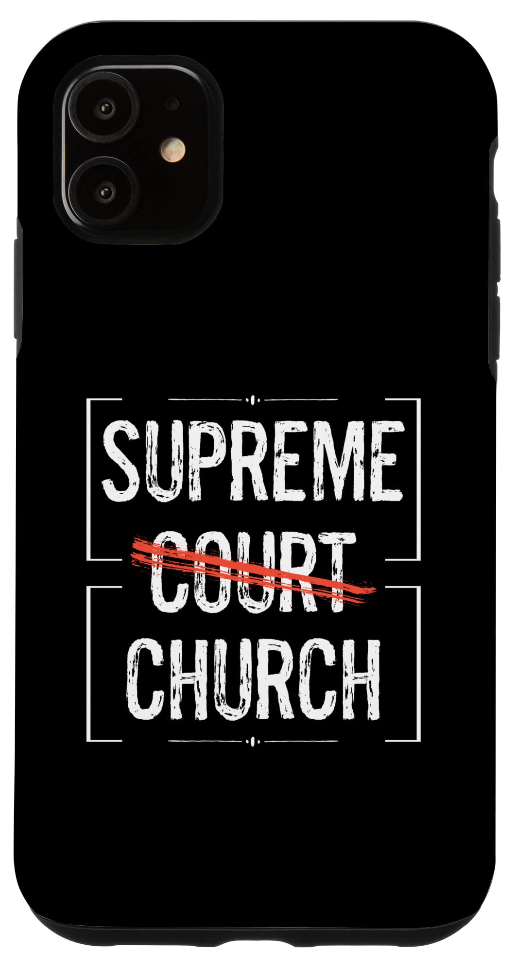 iPhone 11 Supreme Court Case Design Protective Cover - Stylish Phone Case for Women with Unique SCOTUS Artwork, Perfect for Daily Use & Political Statement