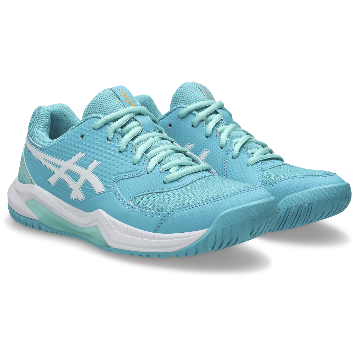 Women's Dedicate 8 Pickleball Shoes - 400 Energy Aqua/White - Perfect for Court Sports & Casual Wear