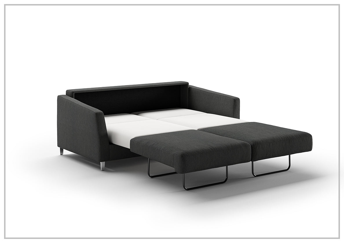 Custom Luonto Monika Fabric Sleeper Sofa - Handmade to Order | Convertible Couch Bed for Small Spaces & Guest Rooms | Perfect for Apartments, Dorms & Home Offices