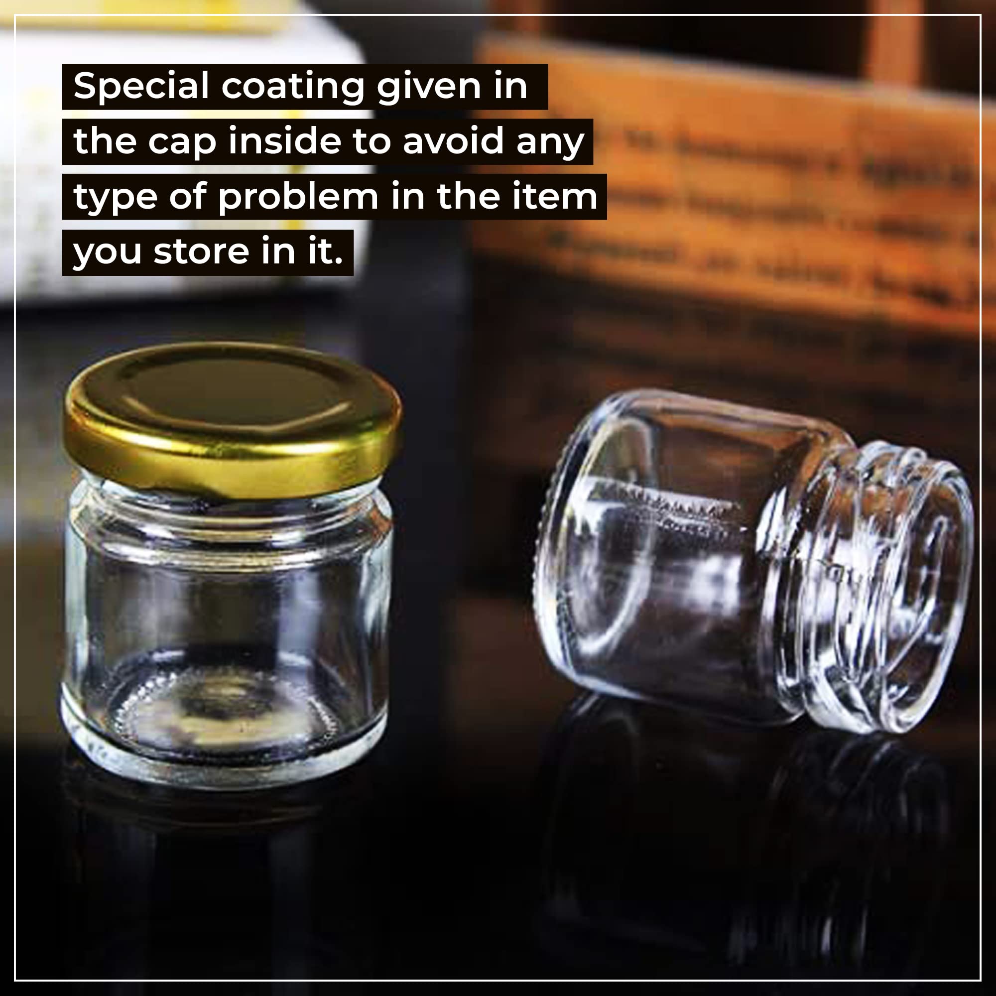Premium Round Empty Glass Cosmetic Jars with Golden Cap & White Inner Lids - 30ml (25g) - 3-Pack for DIY Creams, Balms, Face Scrubs & Body Butter - Perfect for Home Spa, Skincare Routine & Travel-Friendly Beauty Containers