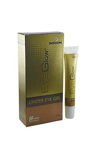Eye Glow Gel - 100% Natural Dark Circle & Wrinkle Remover for Puffiness & Fine Lines | Men & Women | Day & Night Eye Care for Tired Eyes