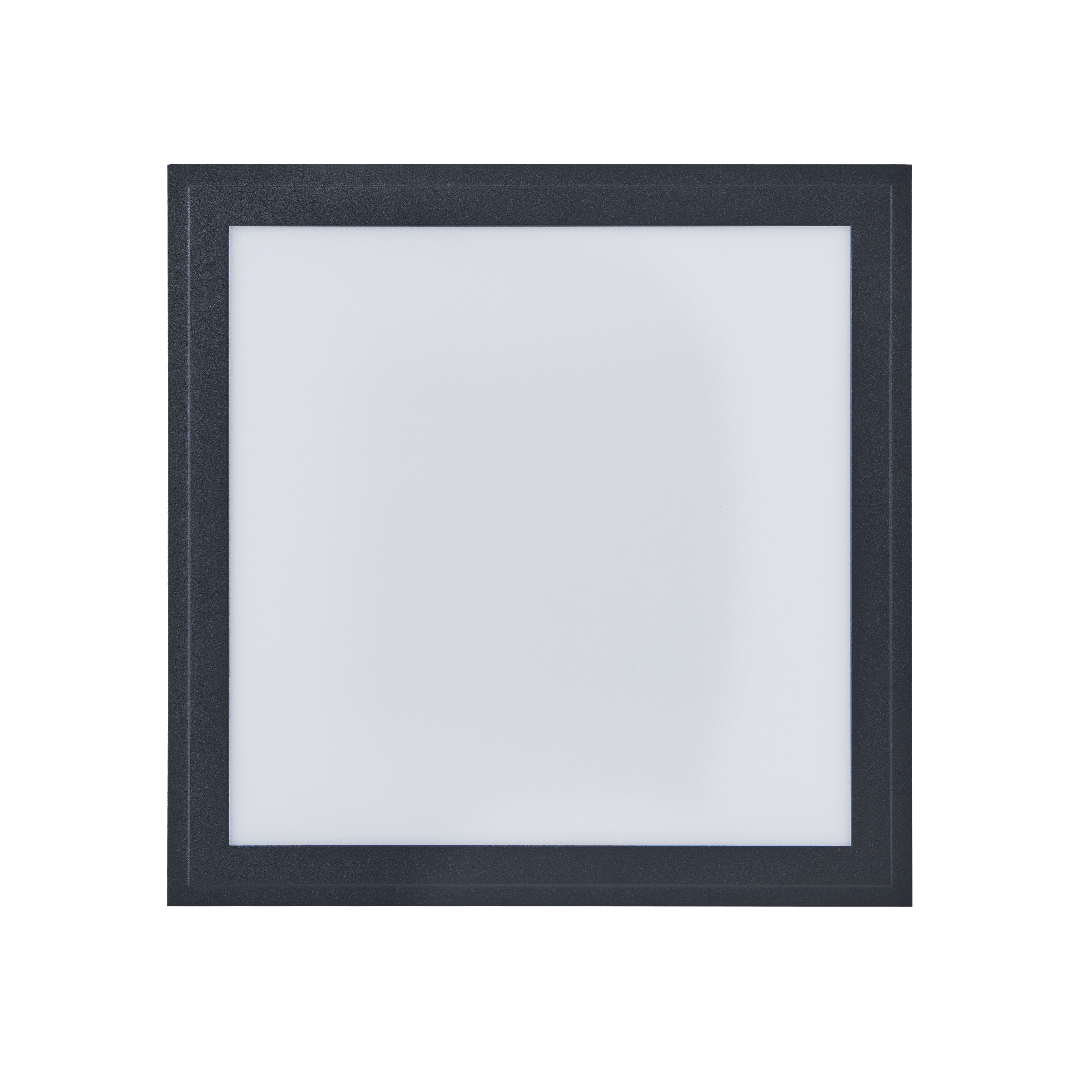 Eglo Connect Salobrena Z Smart Square Black LED Ceiling Flush Mount Light 30cm - Modern Lighting for Living Room, Bedroom & Kitchen
