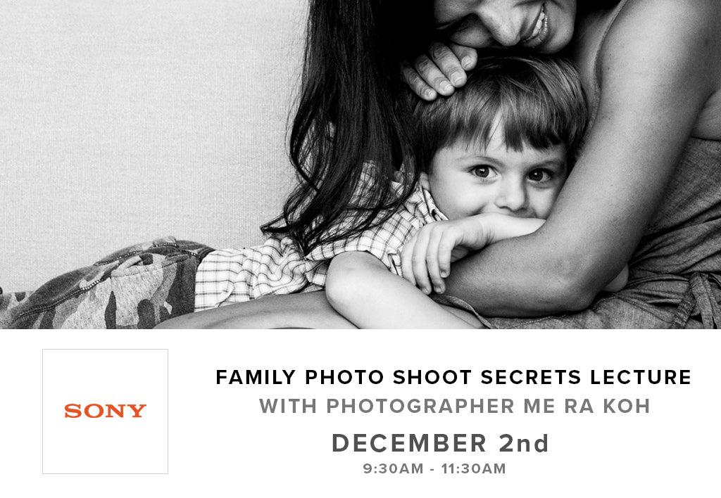Family Photography Secrets Workshop with Me Ra Koh – Learn Professional Photo Shoot Tips for Holidays & Special Events (December 2nd)