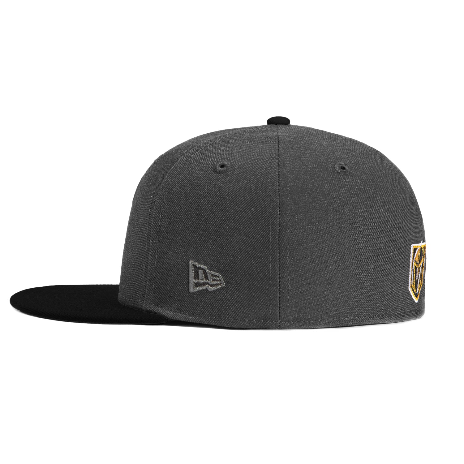 New Era 59Fifty Mascot Vegas Golden Knights Chance Snapback Hat - Graphite & Black - Official NHL Licensed Baseball Cap for Men, Women & Fans - Perfect for Games, Tailgating & Sports Events