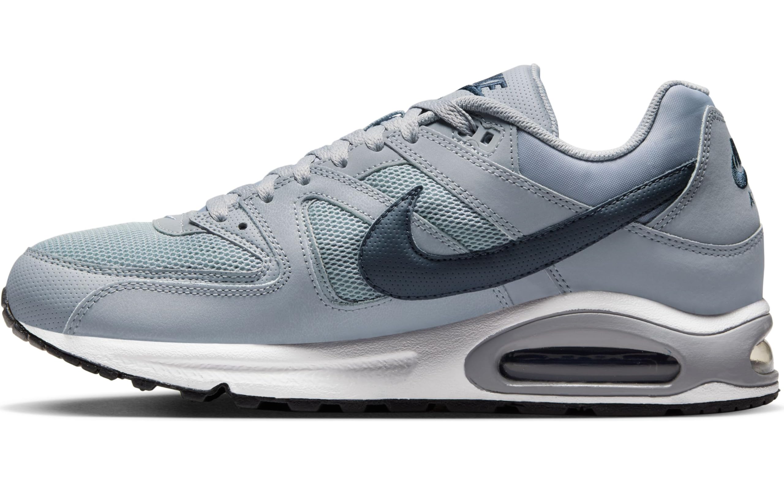 Nike Men's Low-Top Trainers - Grey Stealth Dark Obsidian White Black - Size 41 | Lightweight Running Shoes for Gym, Workout & Casual Wear