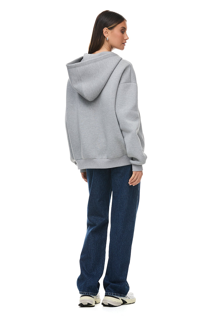 Daria Grey Hoodie for Women - Soft & Cozy Pullover Sweatshirt - Casual Streetwear for Everyday Wear, Gym, and Outdoor Activities