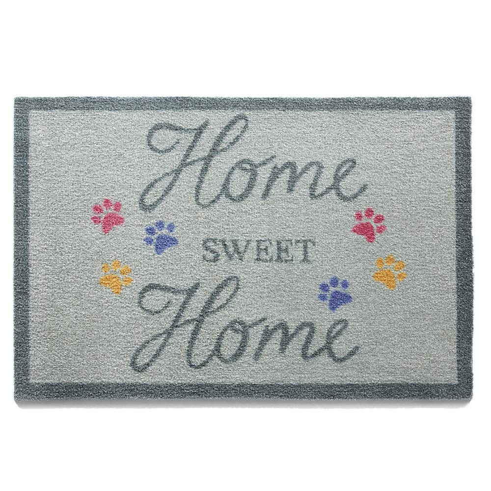 Howler & Scratch Home Sweet Home Doormat - Non-Slip Welcome Mat for Front Door, Gray Indoor/Outdoor Doormat - Perfect for Entryway, Porch, or Patio Decor