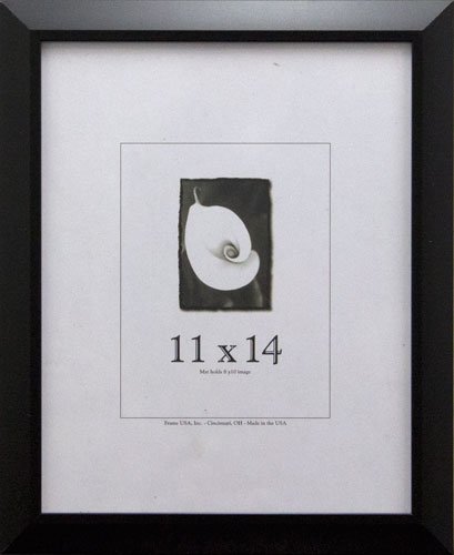 11x14 Polystyrene Poster Frames - Black Budget Saver Series by Frame USA - Perfect for Home Decor, Office Displays & Artwork Protection