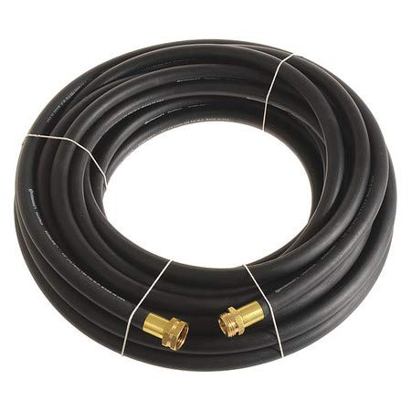 100 ft Heavy Duty Black Garden Hose - 1/2