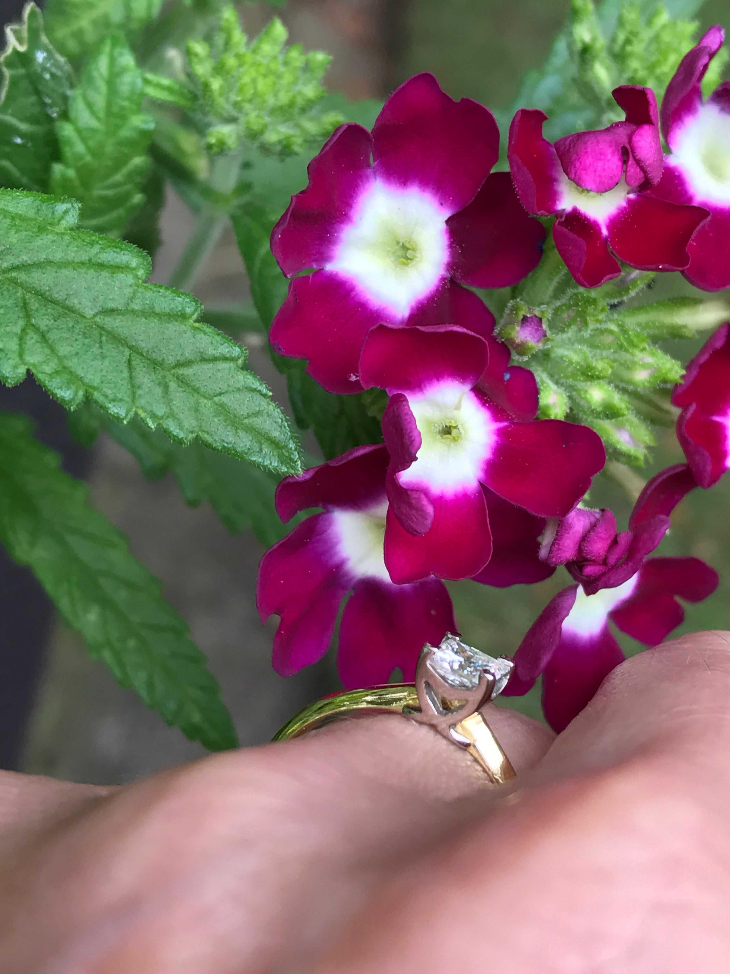 18ct Gold Princess Cut 0.51ct Natural Diamond Engagement Ring for Women - Perfect for Proposals, Anniversaries & Special Occasions