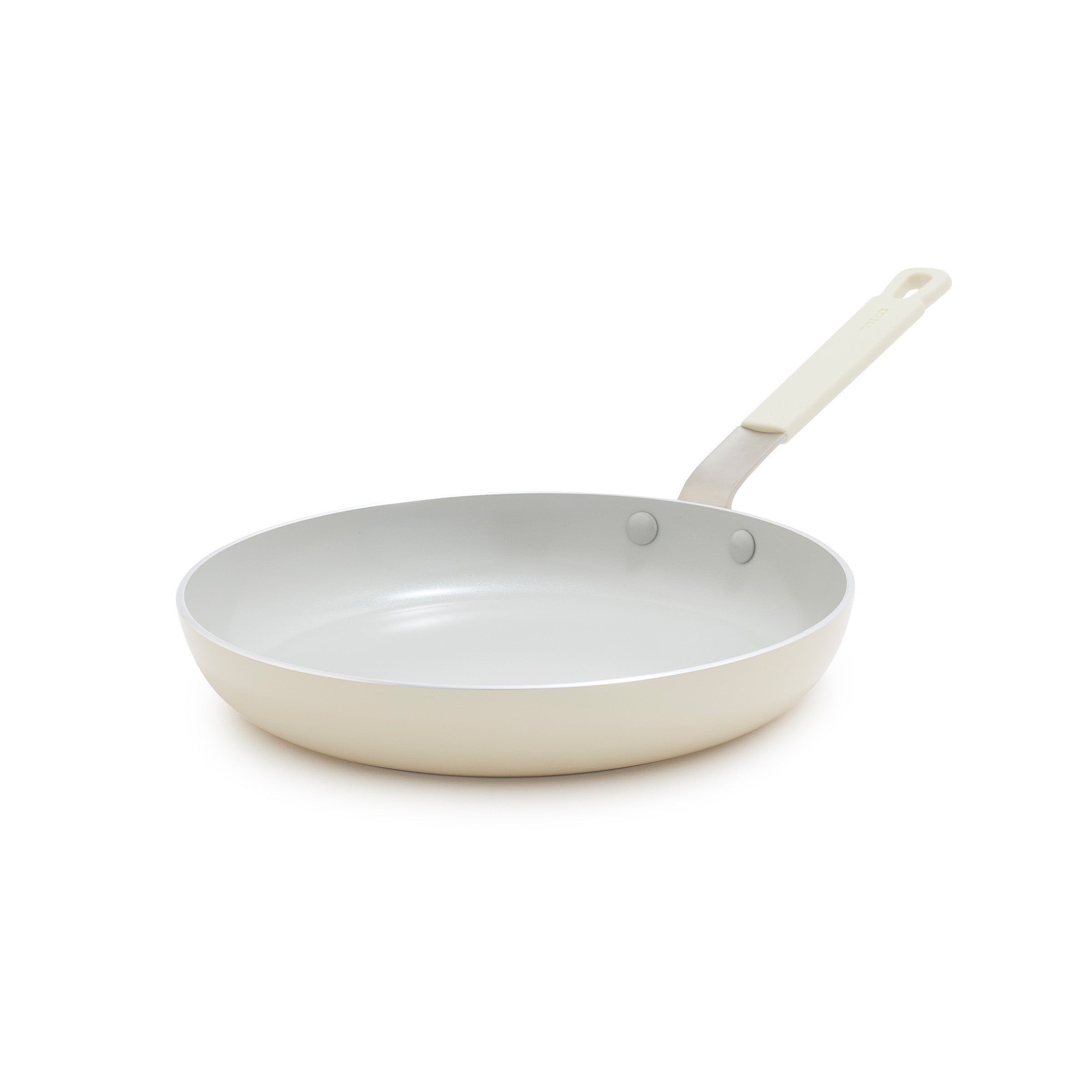Bobby Flay by GreenPan Professional Ceramic Nonstick 10-Inch Frypan - Non-Toxic, PFOA-Free Cookware for Healthy Cooking | Perfect for Sautéing, Frying & Everyday Meals | Cream Color