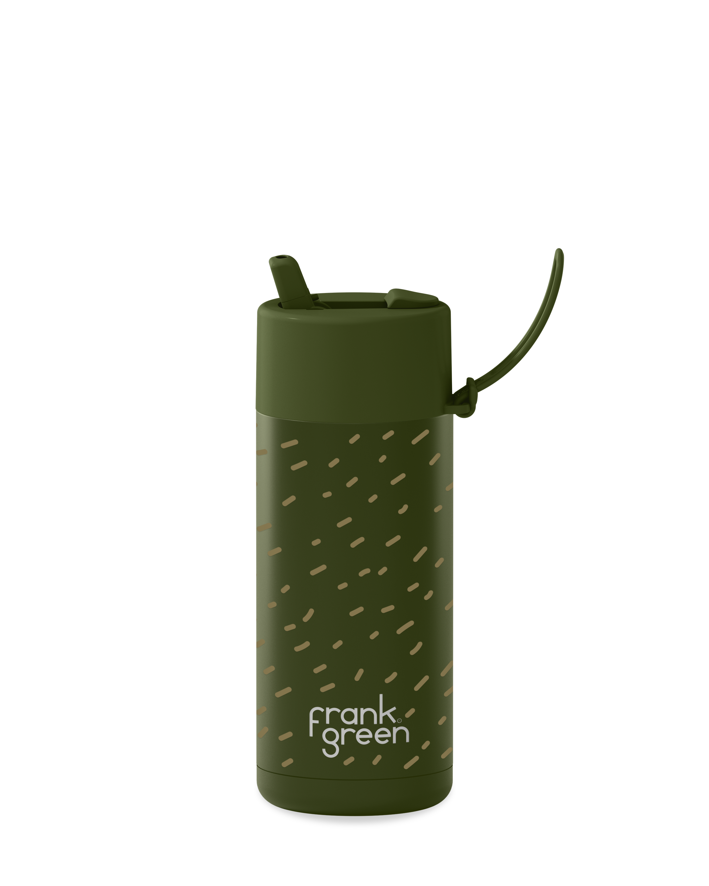 Franksters 16oz Ceramic Reusable Water Bottle - 475ml Leak-Proof Insulated Travel Mug for Coffee & Tea - Eco-Friendly BPA-Free Drinkware for Office, Gym & Outdoor Activities