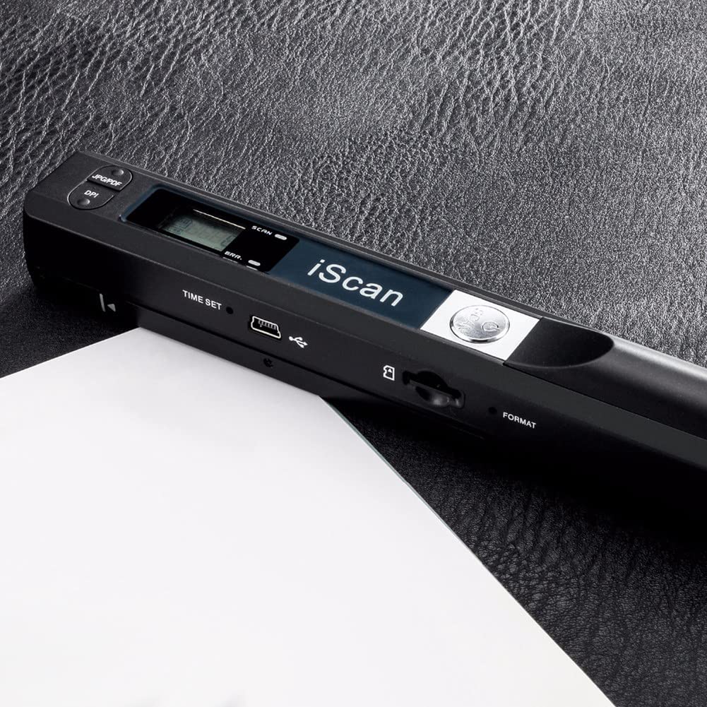 Portable A4 Document Scanner - Handheld Book & Photo Scanner with JPEG/PDF Support - Perfect for Office, School & Travel Document Digitizing