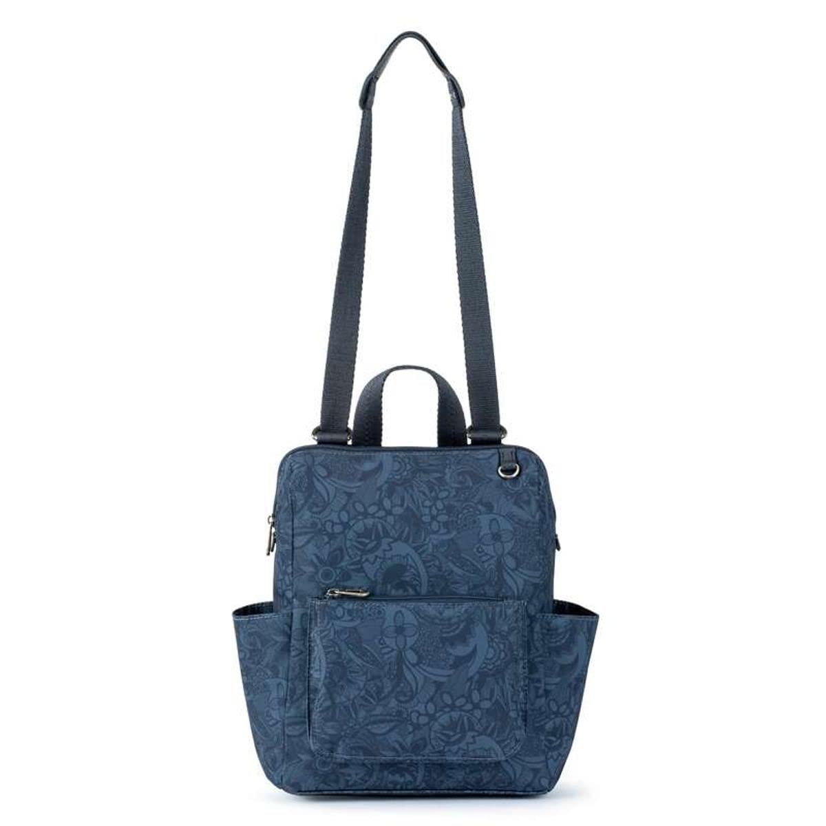 Sakroots Eco-Twill Loyola Small Convertible Backpack - Sustainable Vegan Crossbody Bag for Women & Men, Perfect for Travel, Work & School