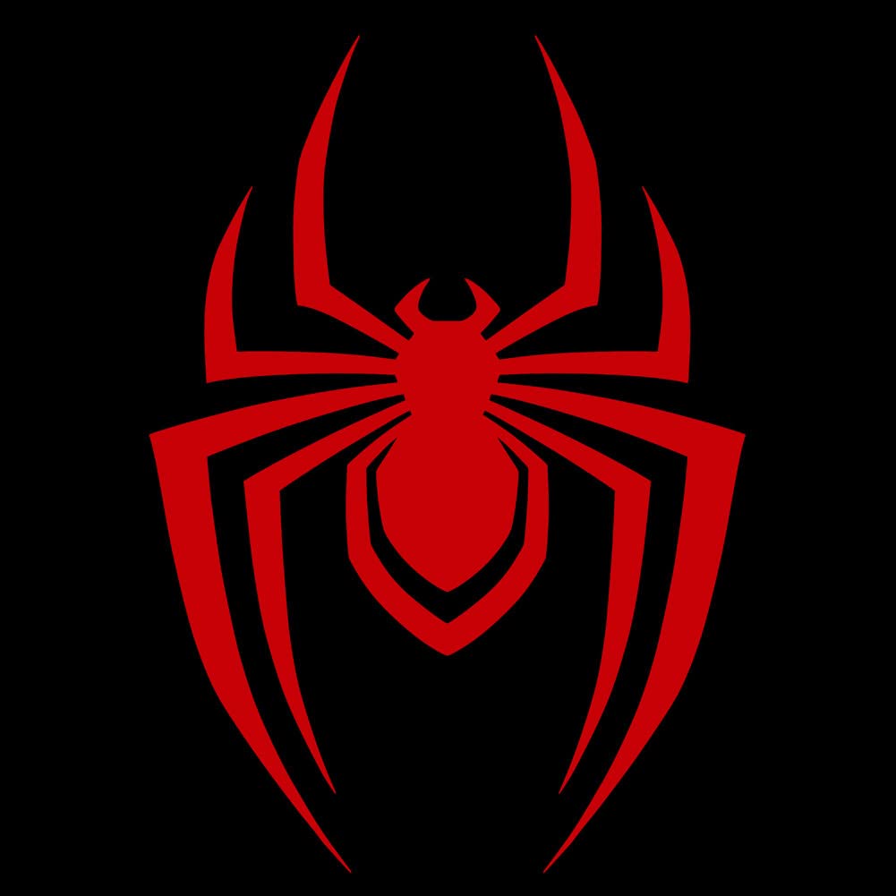 Spider-Man Miles Morales Symbol Fitted Jersey Tee - Official Marvel Superhero Graphic T-Shirt for Men & Women - Perfect for Cosplay, Comic Con & Everyday Wear