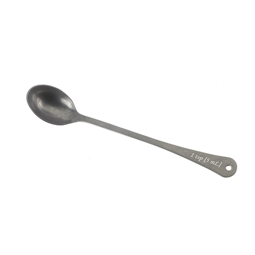 Barfly 1 Tsp Measured Bar Spoon - Vintage Stainless Steel Cocktail Mixing Spoon for Bartenders - Perfect for Crafting Cocktails, Mixing Drinks & Home Bar Use