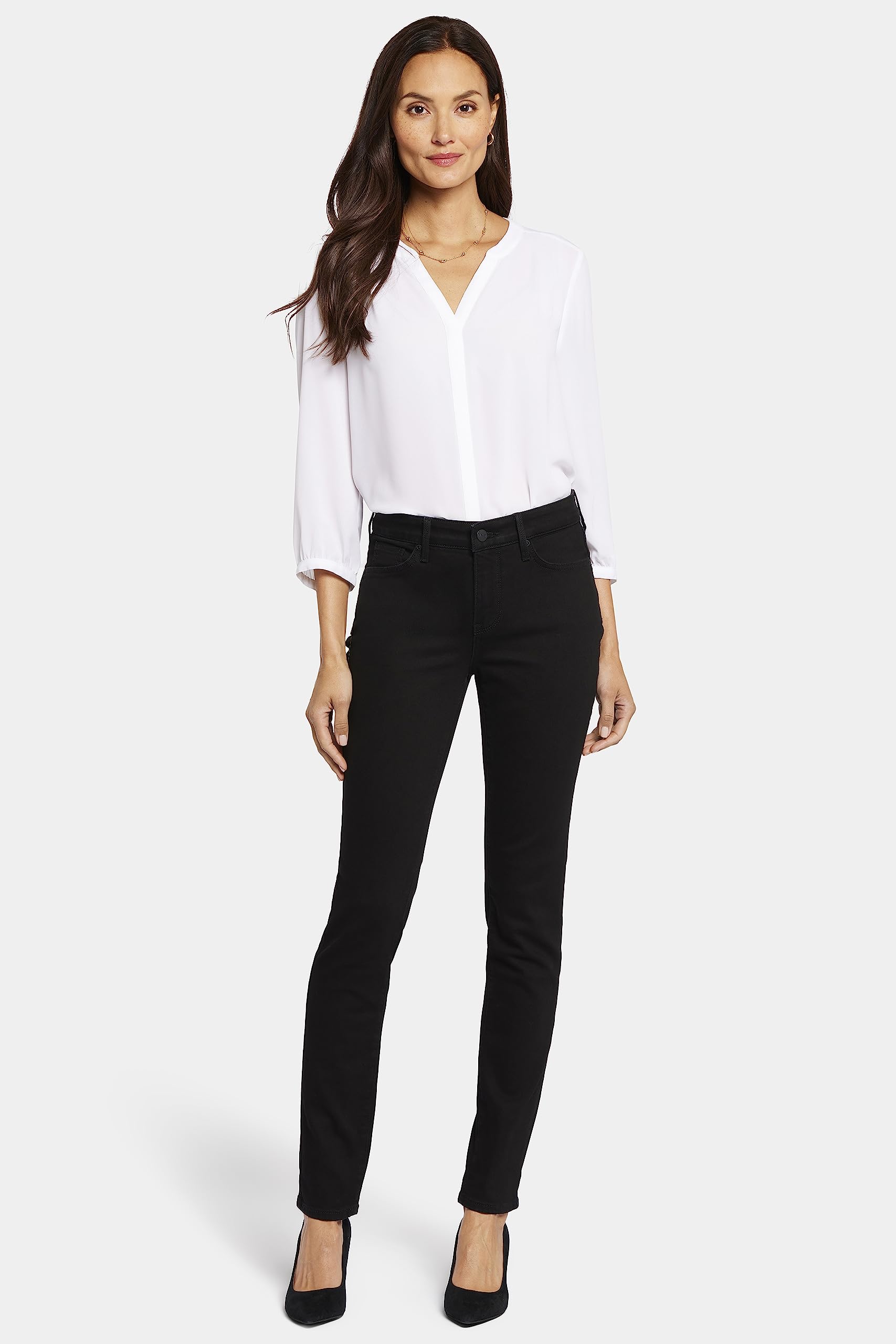 NYDJ Women's Alina High Waist Skinny Jeans - Stretch Denim Pants for Everyday Comfort | Perfect for Work, Casual Outings & Date Nights
