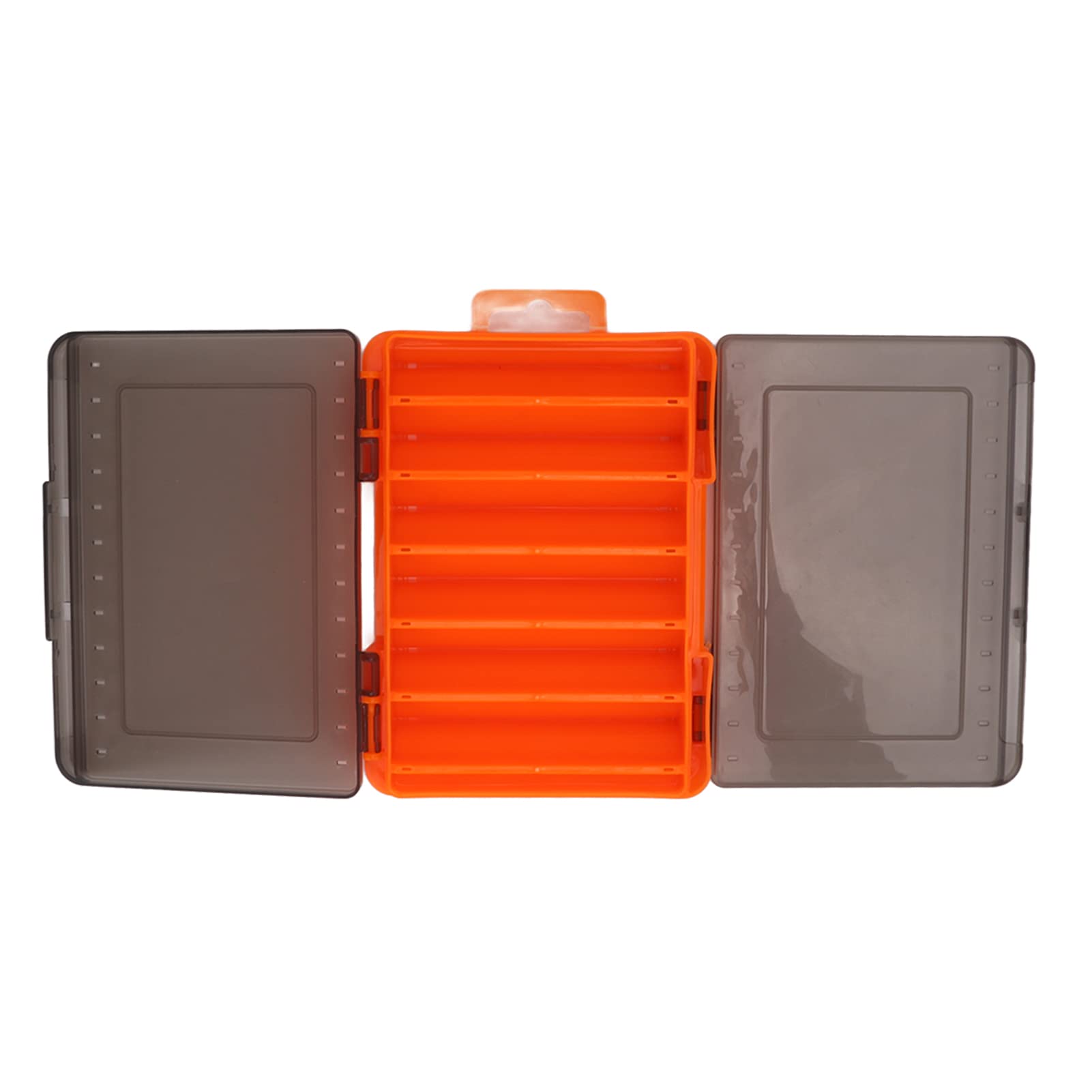 Shanrya Double-Sided Bait Box - Space-Saving Fishing Lure Storage Case with Handle - Durable & Portable Tackle Box for Freshwater & Saltwater Fishing - Perfect for Bass, Trout, and Offshore Anglers