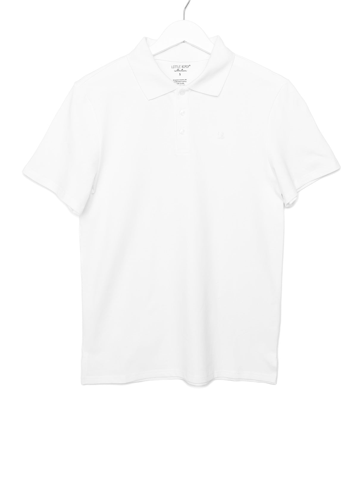 Premium Men's Classic Polo Shirt - Breathable Cotton, Slim Fit, White - Perfect for Casual Wear, Office & Golf Outings