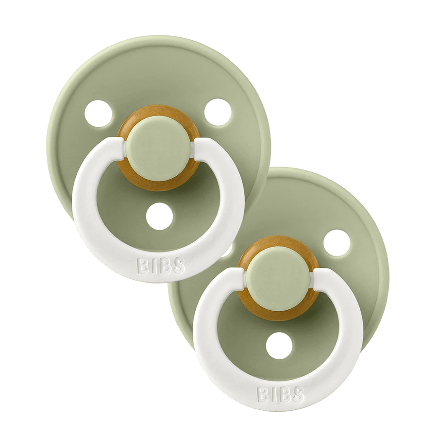 Baby Bibs and Pacifiers Set - 2 Pack for Newborns 0-6 Months - Soft Drool Bibs & Orthodontic Pacifiers for Feeding & Soothing - Perfect for Daycare, Travel & Home Use