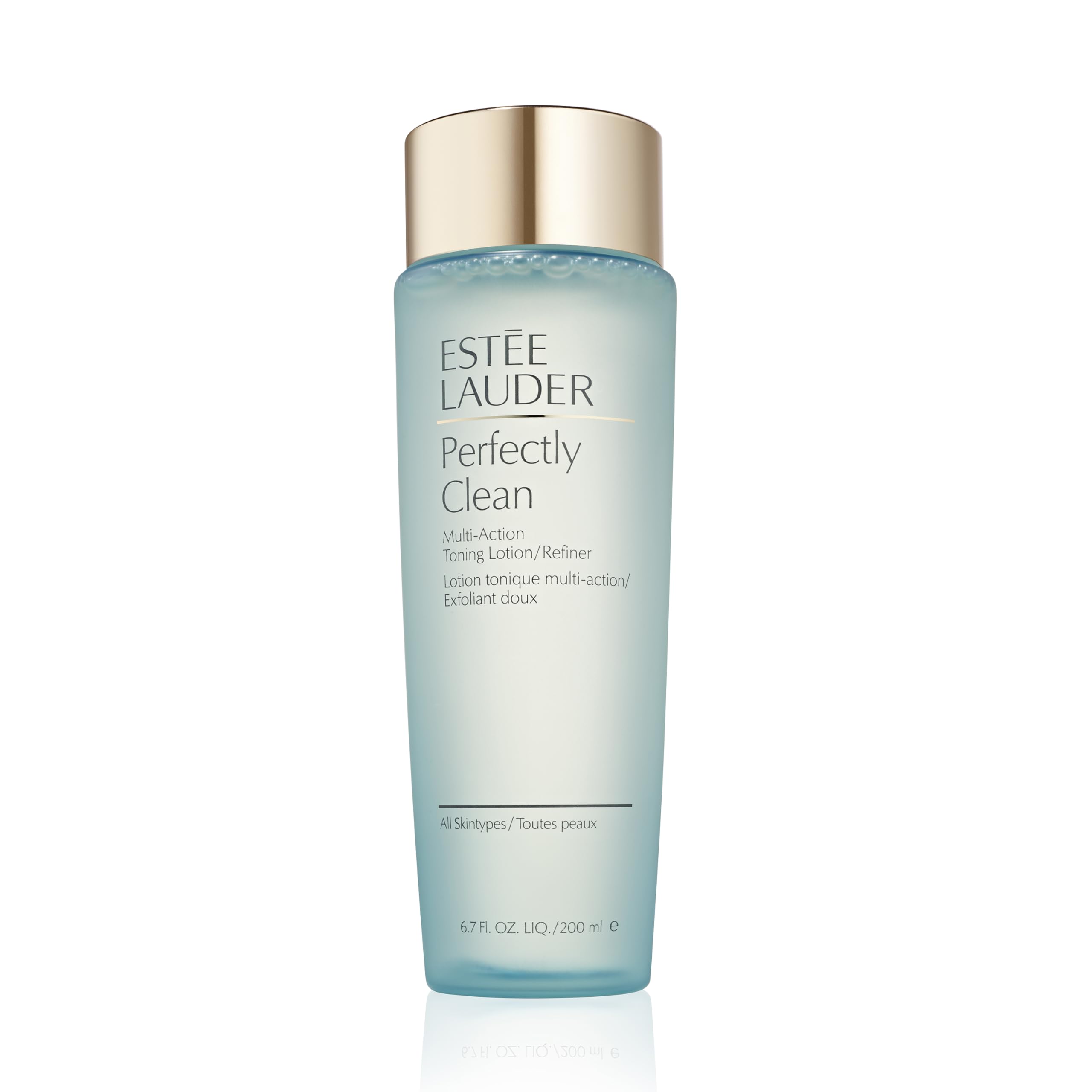 Estée Lauder Perfectly Clean Multi-Action Hydrating & Exfoliating Toner | Alcohol-Free Face Lotion for Dry & Sensitive Skin | 6.7 Fl Oz | Daily Skincare Routine, Pre-Makeup Prep & Pore Refining Treatment