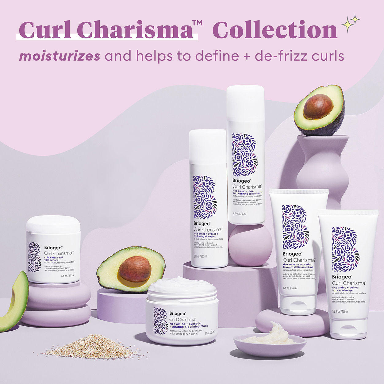 Curl Charisma Rice Amino & Shea Butter Curl Defining Conditioner for Natural Hair - Hydrating & Frizz Control for Curly, Coily & Wavy Hair Types