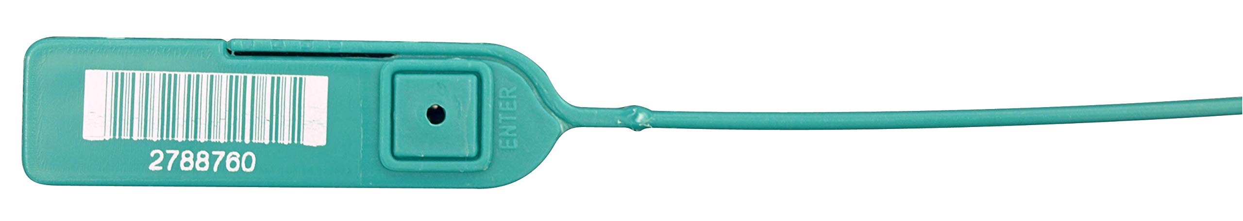 J-Lok 8in (200mm) Pull-Tight Tamper-Evident Security Seal - Green - 250 Pack - Barcode & Number Laser-Etched - Ideal for ATM Cash Cassettes, Fire Extinguisher Security, Cash Box Protection & Pharmacy Tote Sealing - Heavy-Duty Anti-Theft Device for Banks, Retail & Medical Facilities