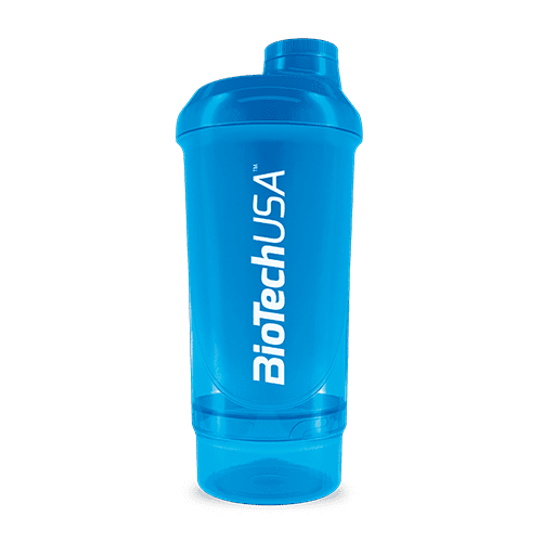 Biotech Wave+ Nano Shaker Bottle - Premium Protein Shaker with Mixing Ball for Gym, Workout & Fitness - Perfect for Protein Powder, Pre-Workout & Post-Workout Drinks